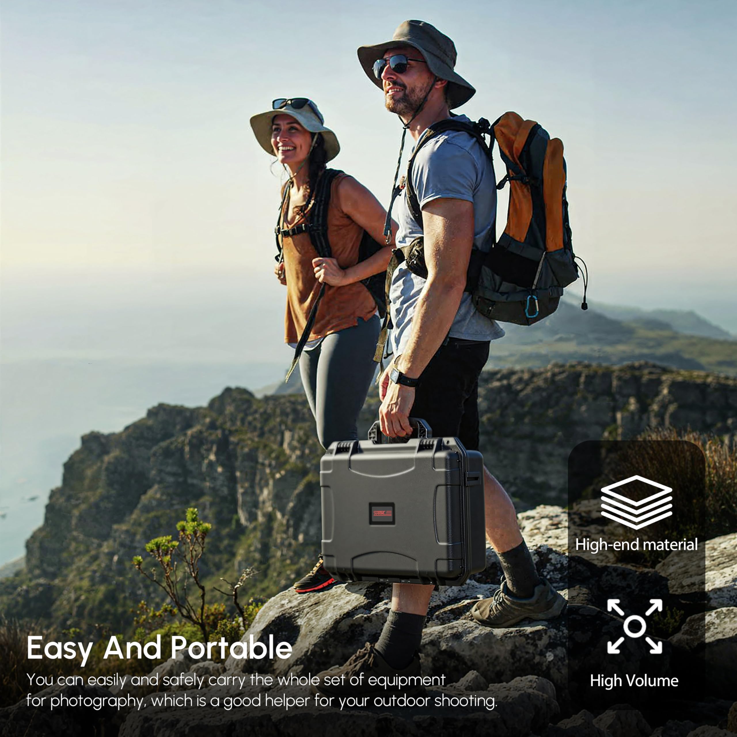 حقيبة صلبة مقاومة للماء لـ DJI - مراجعة Drone Camera Case وسعره