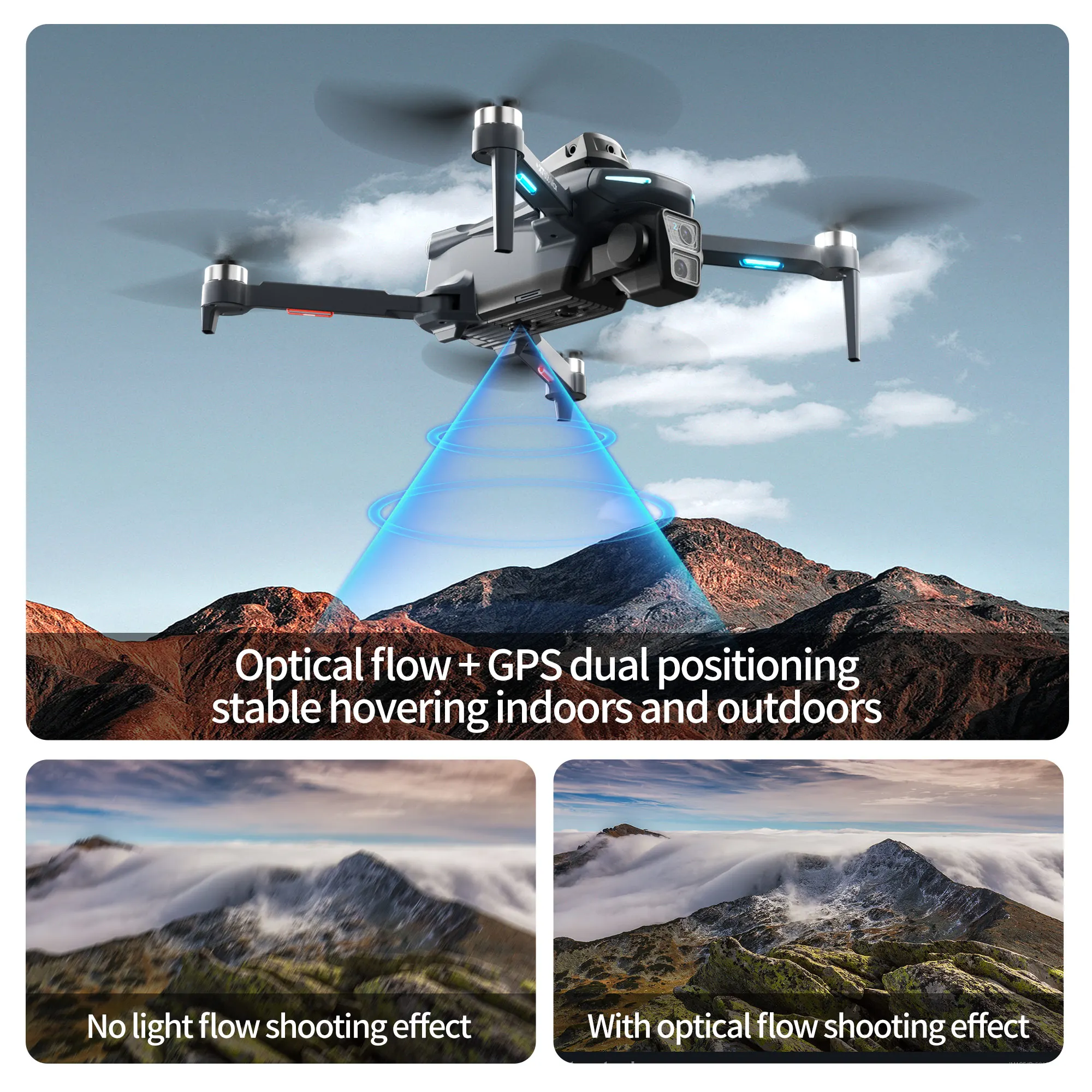 طائرة بدون طيار XT606 الأصلية  - مراجعة Drone Camera Professional وسعره