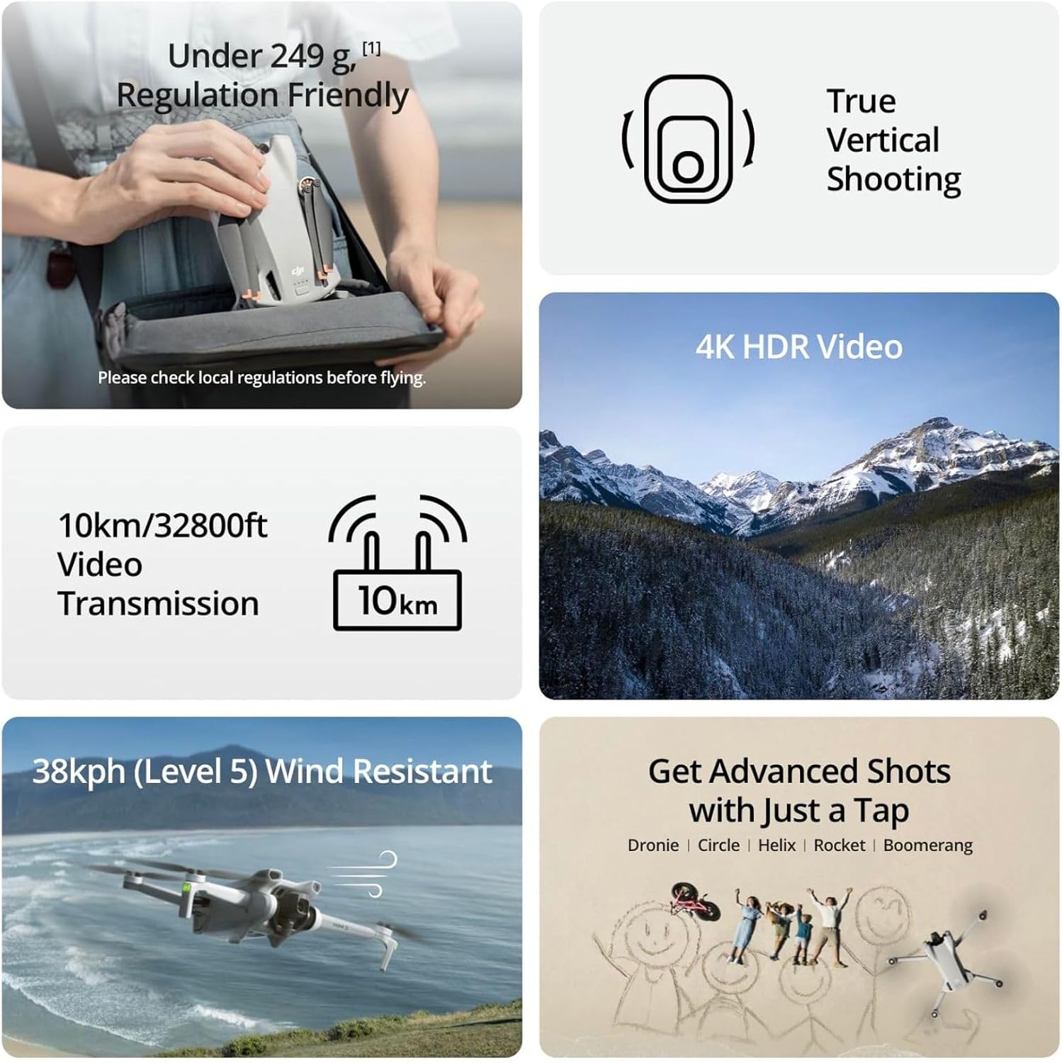 طائرة DJI Mini 3 / Mini 4K / M - مراجعة Drone Camera Professional وسعره