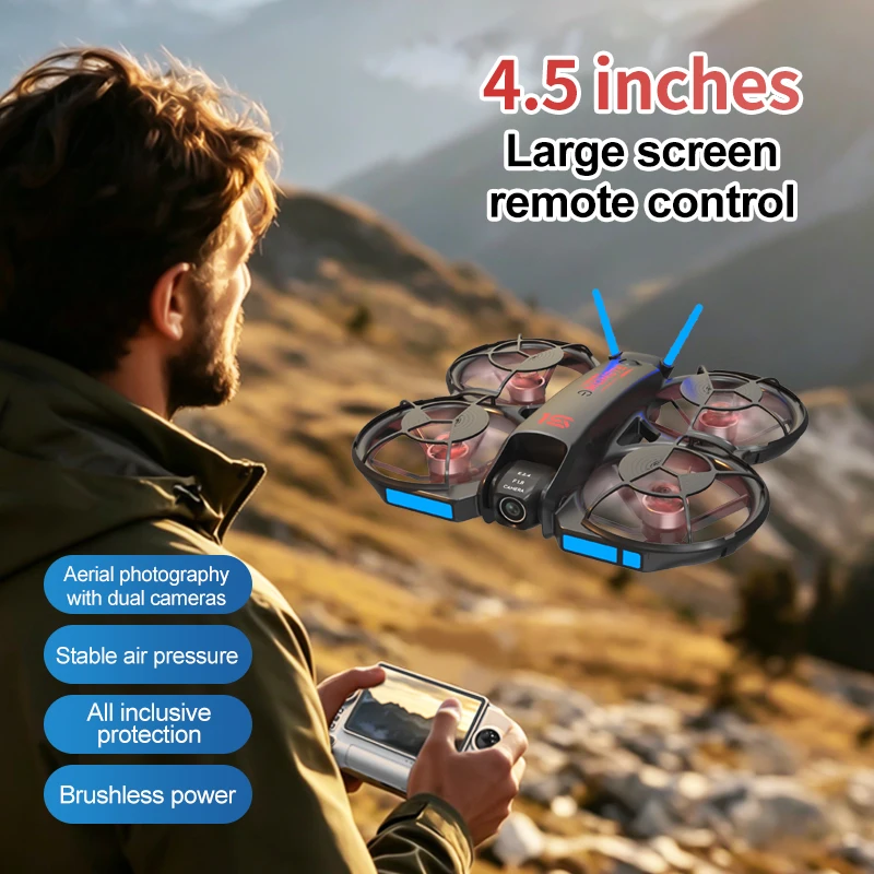 طائرة درون M15 FPV جديدة لعام  - مراجعة Drone Camera Hd وسعره
