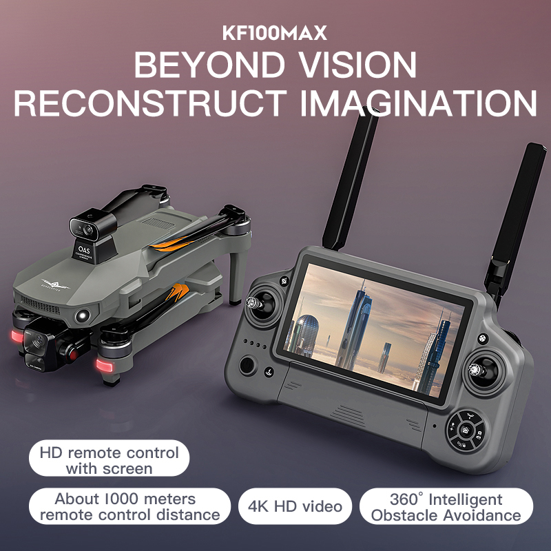 KF100 MAX GPS الطائرة بدون طيا - مراجعة Drone Camera 4K وسعره