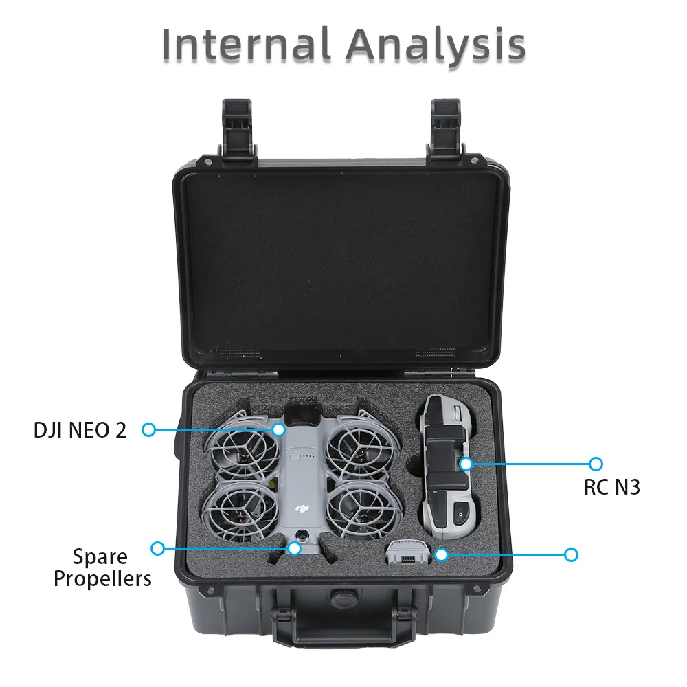 صندوق أمان محمول لـ DJI NEO 2  - مراجعة Drone Camera Case وسعره