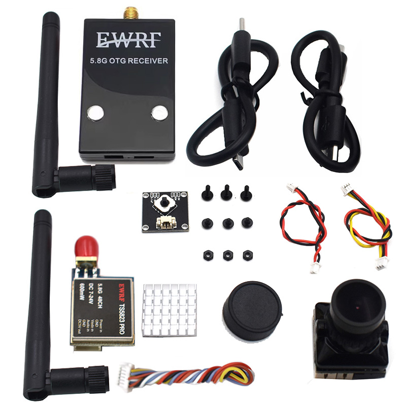 5.8G FPV UVC استقبال فيديو Dow - مراجعة Drone Camera Thermal وسعره