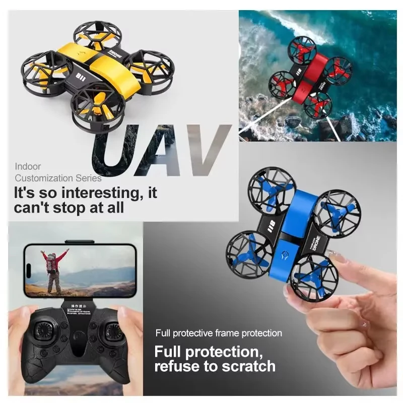 طائرة بدون طيار صغيرة D12 بكام - مراجعة Drone Camera Hd وسعره